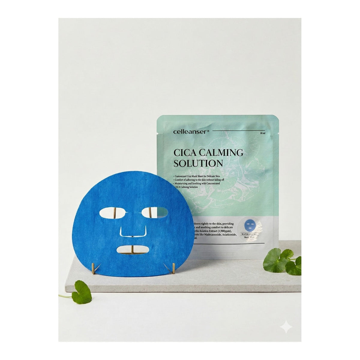 Celleanser Cica Calming Solution Sheet Mask 20 ml ürün görseli