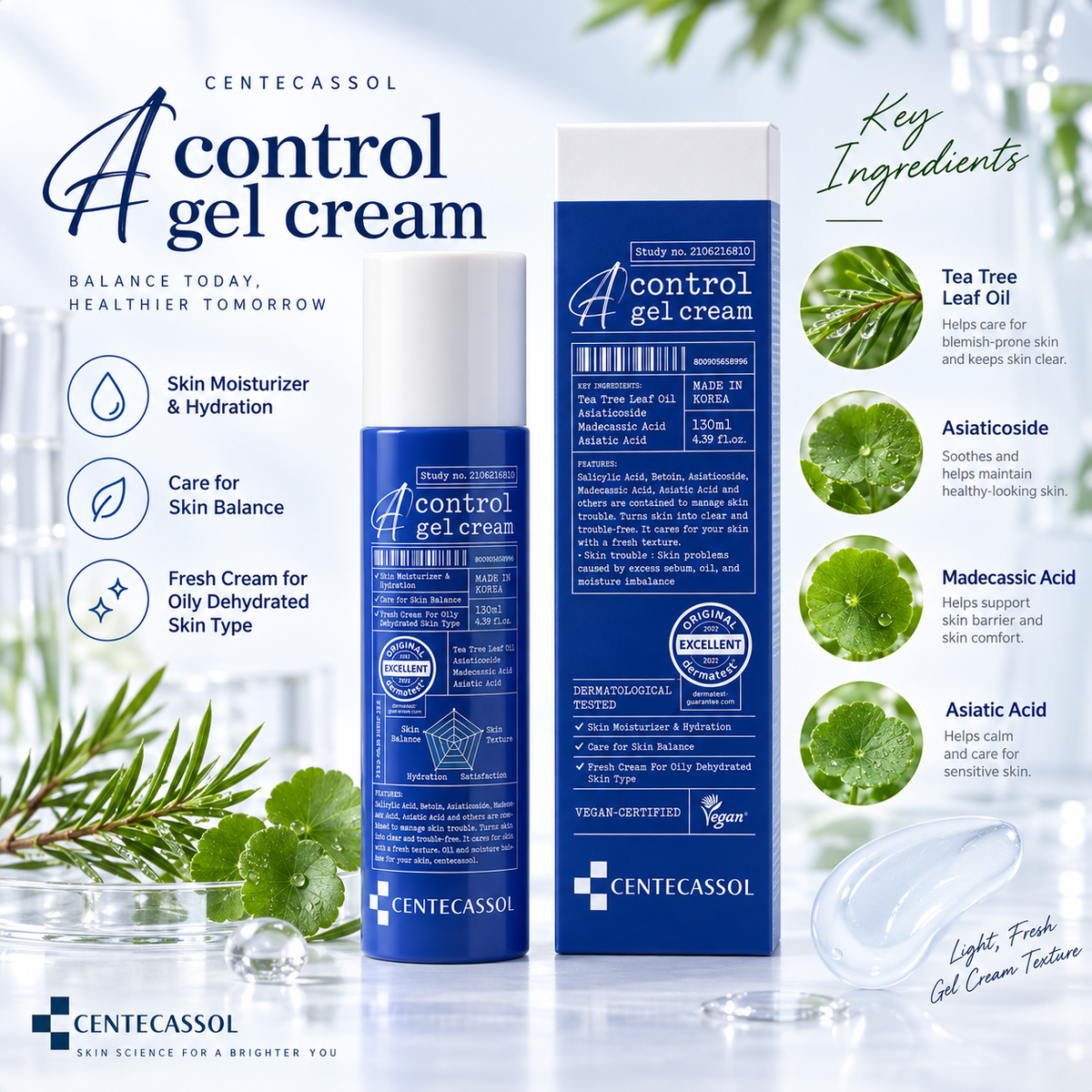 Centecassol A-Control Gel Cream 130ml